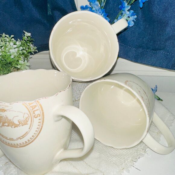 Stokes Embossed Bunny Coffee Mugs - Picture 7 of 12